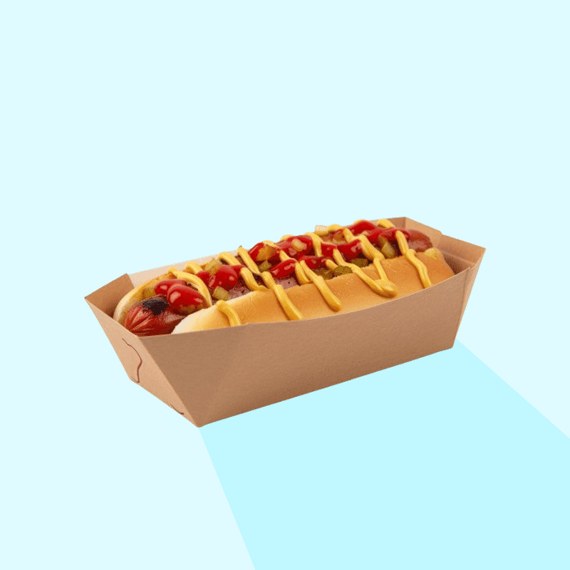 Kraft hot dog tray