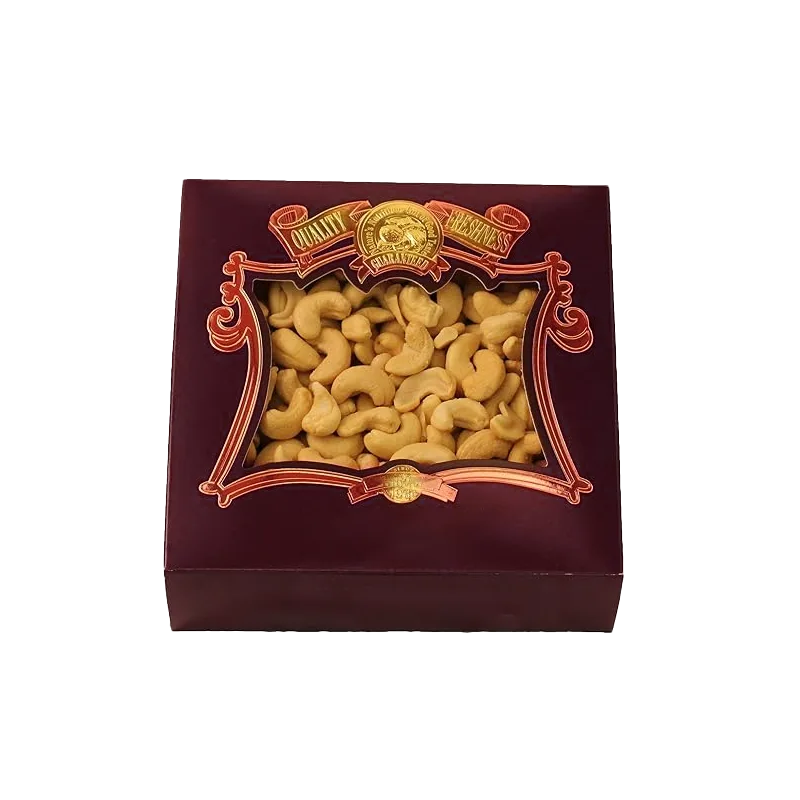Custom Cashew Nuts Packaging Boxes