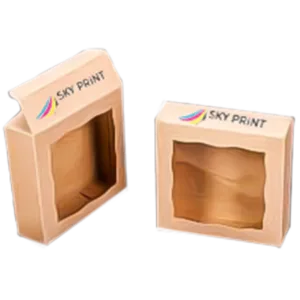 Tuck window cut box