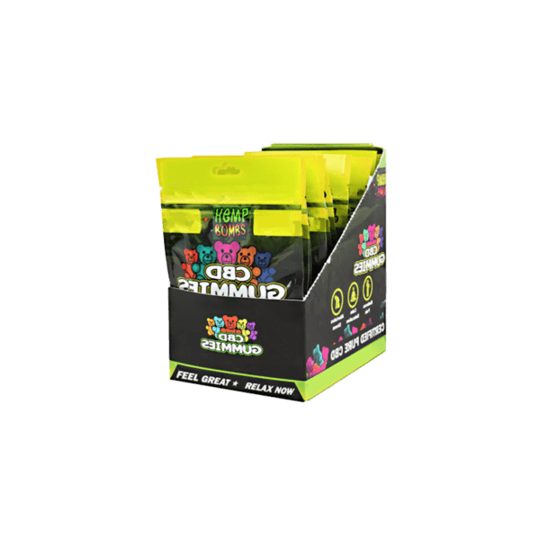 Custom CBD Gummies Packaging Boxes