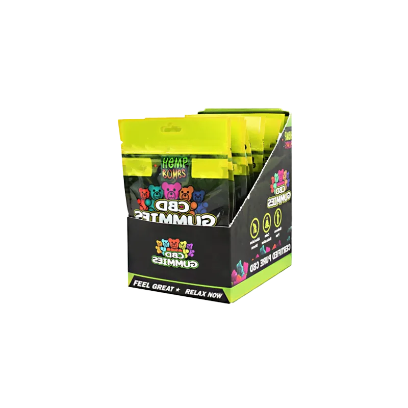 Custom CBD Gummies Packaging Boxes