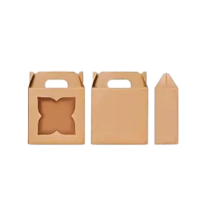 Flower-shaped die-cut product box