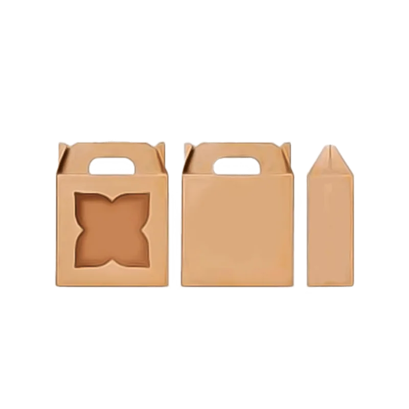 Flower-shaped die-cut product box