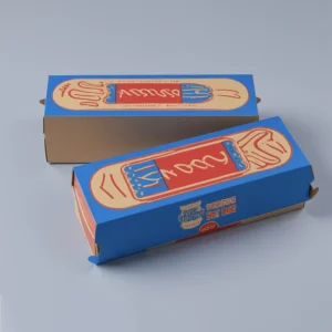 Branded hotdog box