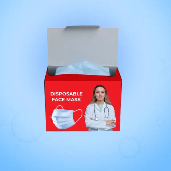 Disposable Face Mask Packaging Boxes