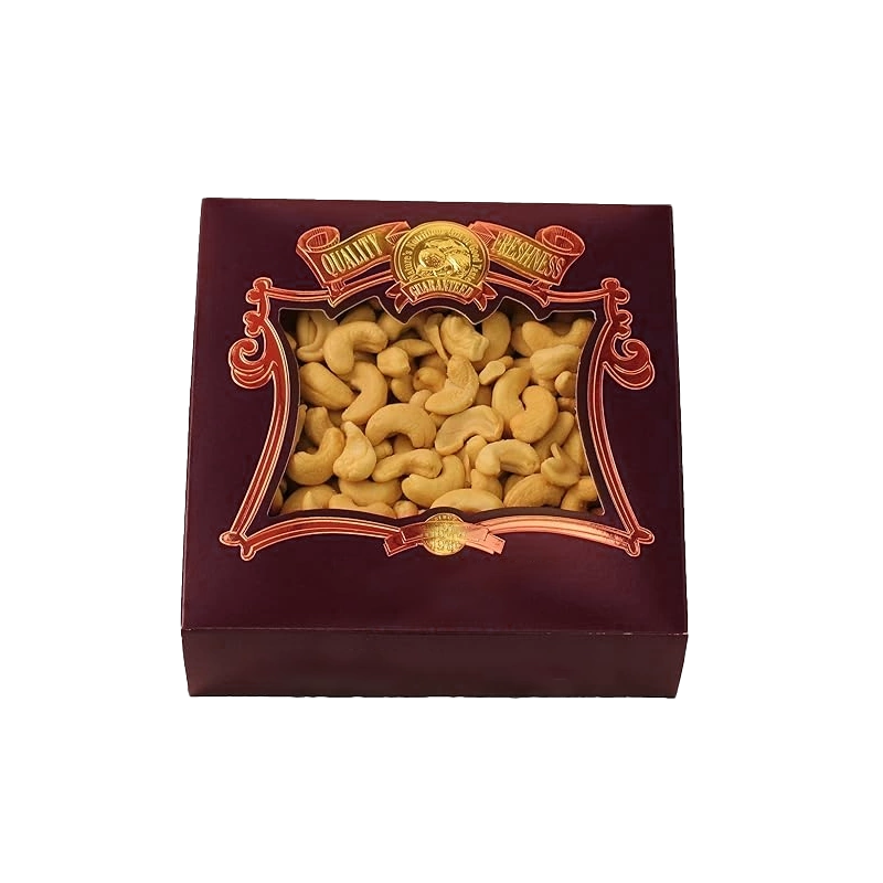 Custom Cashew Nuts Packaging Boxes