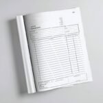 Printed invoice pad