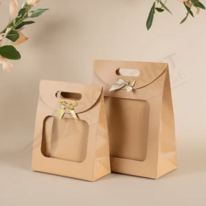 Die Cut Brown Bags